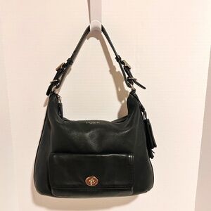 Coach Legacy Leather Courtenay Black Hobo Handbag